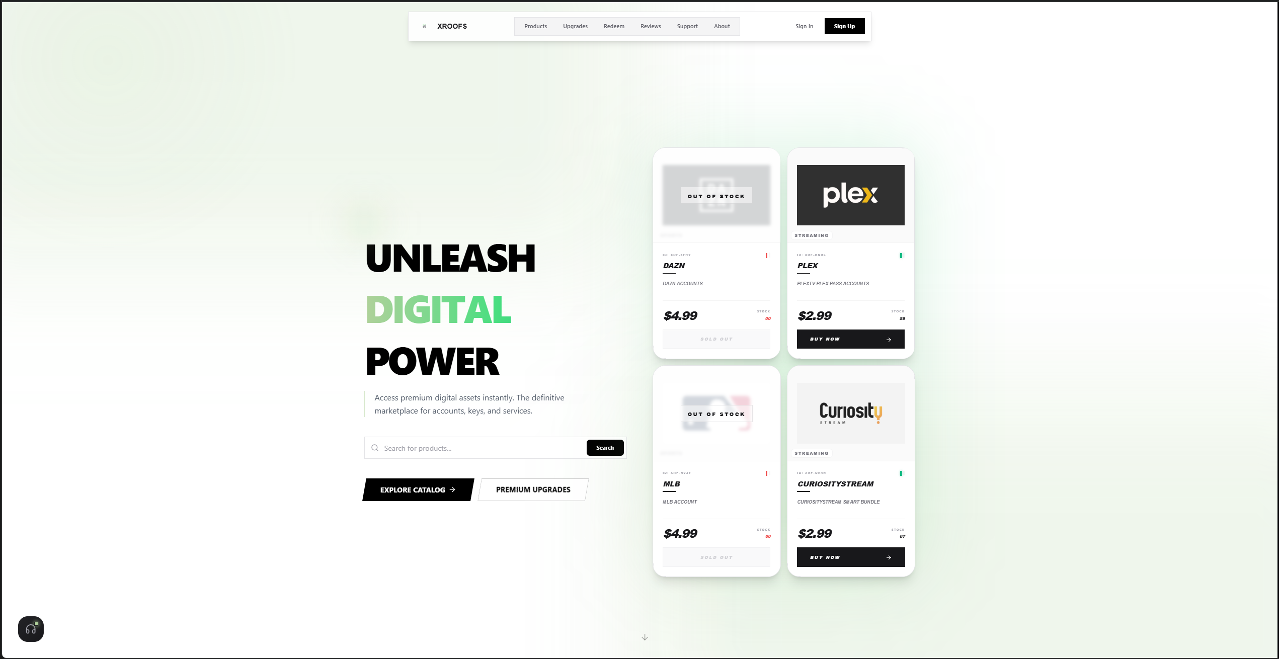 Xroofs Website
